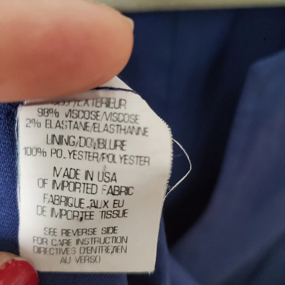 Theory blue vneck sleeveless sheath dress with pockets size 4! - Picture 12 of 12